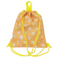 Japan Miffy Gym Sack Knapsack Drawstring Backpack - Orange & Beige - 2