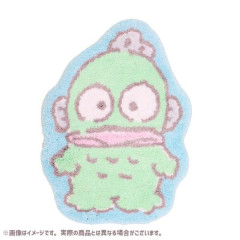 Japan Sanrio Soft Fluffy Die-Cut Carpet Mat - Hangyodon / Smile