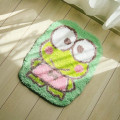 Japan Sanrio Soft Fluffy Die-Cut Carpet Mat - Keroppi / Smile - 2