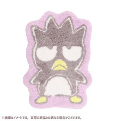 Japan Sanrio Soft Fluffy Die-Cut Carpet Mat - Bad Badtz-maru / Smile