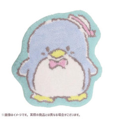 Japan Sanrio Soft Fluffy Die-Cut Carpet Mat - Tuxedo Sam / Smile