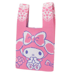 Japan Sanrio Jacquard Woven Mini Tote Bag - My Melody / Pink