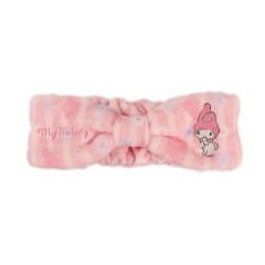 Japan Sanrio Fluffy Hair Turban - My Melody / Stripe Flower