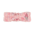 Japan Sanrio Fluffy Hair Turban - My Melody / Stripe Flower - 1