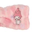 Japan Sanrio Fluffy Hair Turban - My Melody / Stripe Flower - 3