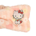 Japan Sanrio Fluffy Hair Turban - Hello Kitty / Stripe Flower - 3