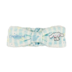 Japan Sanrio Fluffy Hair Turban - Cinnamoroll / Stripe Flower