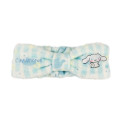 Japan Sanrio Fluffy Hair Turban - Cinnamoroll / Stripe Flower - 1