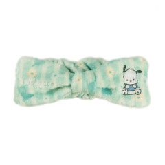 Japan Sanrio Fluffy Hair Turban - Pochacco / Stripe Flower