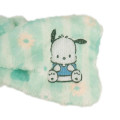 Japan Sanrio Fluffy Hair Turban - Pochacco / Stripe Flower - 3