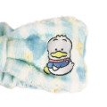 Japan Sanrio Fluffy Hair Turban - Pekkle / Stripe Flower - 3