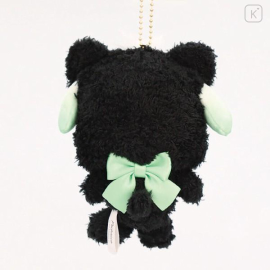 Japan Sanrio Mascot Holder - Pochacco / Fluffy Black Cat - 3