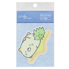 Japan San-X Vinyl Sticker - Sumikko Gurashi Neko & Zassou / Meteor Star