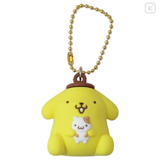 Japan Sanrio 3D Keychain - Pompompurin & Muffin - 1