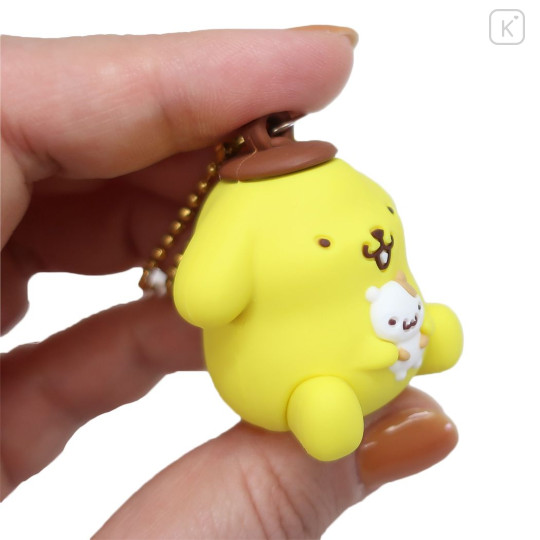 Japan Sanrio 3D Keychain - Pompompurin & Muffin - 2