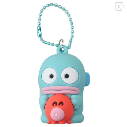 Japan Sanrio 3D Keychain - Hangyodon / Octopus - 1