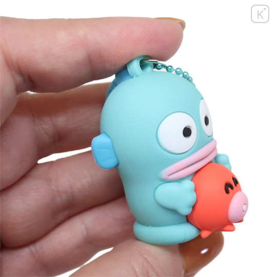 Japan Sanrio 3D Keychain - Hangyodon / Octopus - 2