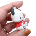 Japan Sanrio 3D Keychain - Pochacco / Hello - 2