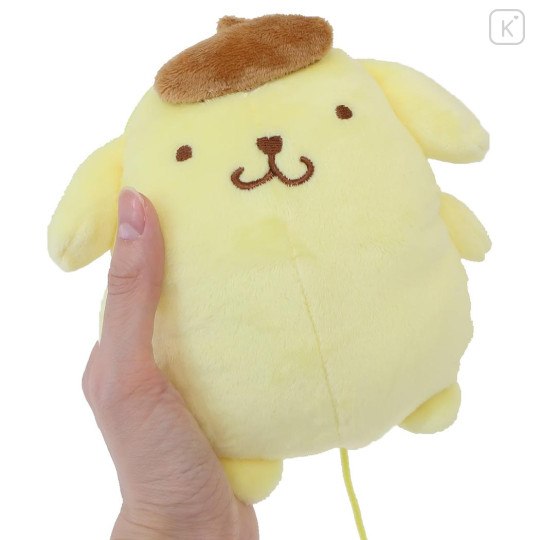 Japan Sanrio Pochette Should Bag - Pompompurin / Fluffy - 3