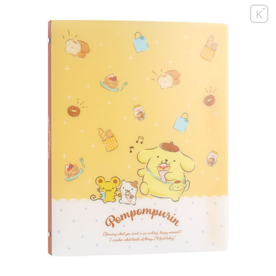 Japan Sanrio B5 26 Hole Binder - Pompompurin - 1