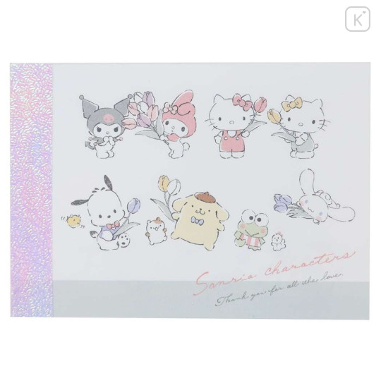 Japan Sanrio Mini Notepad - Characters / Tulip - 1