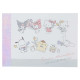 Japan Sanrio Mini Notepad - Characters / Tulip