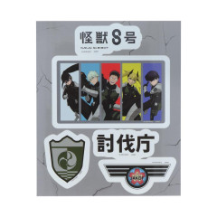 Japan Monster Kaiju No. 8 Clear Vinyl Sticker - Main Characters