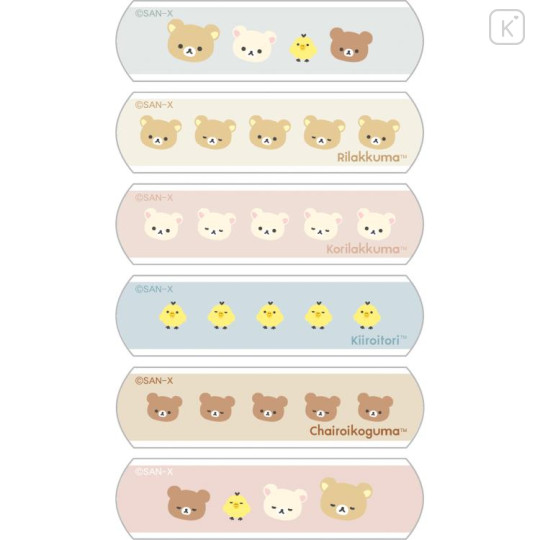 Japan San-X Boxed Adhesive Bandage - Rilakkuma / New Basic Rilakkuma - 2