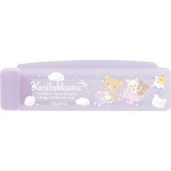 Japan San-X Comb with Mirror - Rilakkuma / Sky Curly Cotton Candy