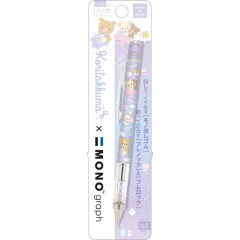 Japan San-X Mono Graph Shaker Mechanical Pencil - Rilakkuma / Sky Curly Cotton Candy