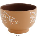 Japan San-X Plastic Bowl - Rilakkuma / New Basic Rilakkuma - 2