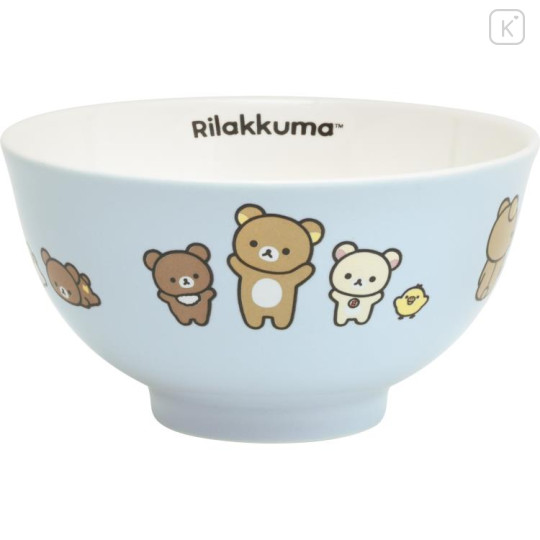 Japan San-X Pottery Bowl - Rilakkuma / New Basic Rilakkuma - 1