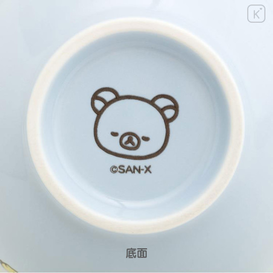 Japan San-X Pottery Bowl - Rilakkuma / New Basic Rilakkuma - 3