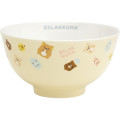 Japan San-X Pottery Bowl - Rilakkuma / Let's All Be Full And Satisfied - 1