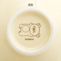 Japan San-X Pottery Bowl - Rilakkuma / Let's All Be Full And Satisfied - 3