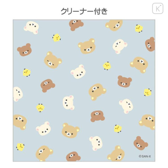 Japan San-X Triangular Glasses Case - Rilakkuma / New Basic Rilakkuma - 6