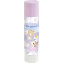 Japan San-X Kieiro Pit Glue Stick - Rilakkuma / Sky Curly Cotton Candy