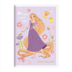 Japan Disney B6 Planner Monthly Schedule Book - 2025 / Rapunzel Purple