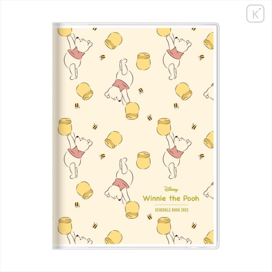 Japan Disney B6 Planner Weekly Schedule Book - 2025 / Pooh Hunny - 1