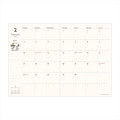 Japan Peanuts B6 Planner Monthly Schedule Book - 2025 / Snoopy Gingham - 2