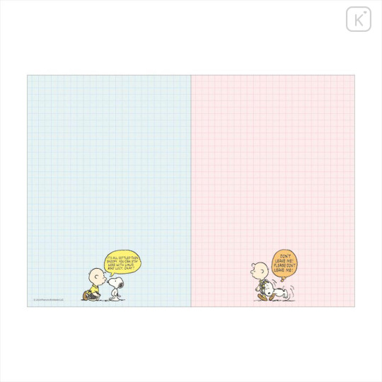 Japan Peanuts B6 Planner Monthly Schedule Book - 2025 / Snoopy Gingham - 3