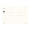 Japan Peanuts B6 Planner Monthly Schedule Book - 2025 / Snoopy Cappuccino - 2