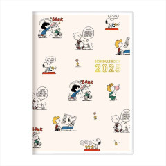 Japan Peanuts B6 Planner Monthly Schedule Book - 2025 / Snoopy Kids