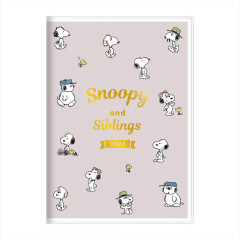 Japan Peanuts B6 Planner Monthly Schedule Book - 2025 / Snoopy Brothers