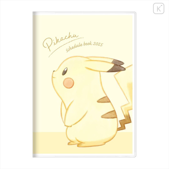 Japan Pokemon B6 Planner Monthly Schedule Book - 2025 / Pikachu & Friends - 1