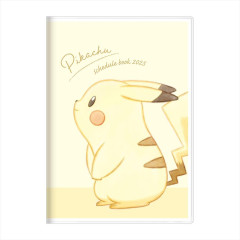 Japan Pokemon B6 Planner Monthly Schedule Book - 2025 / Pikachu & Friends