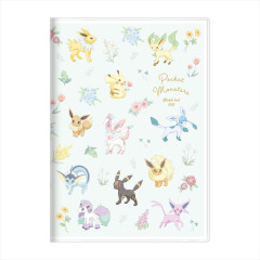 Japan Pokemon B6 Planner Monthly Schedule Book - 2025 / Eevee Evolution Blue