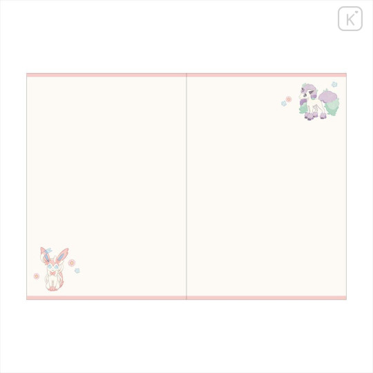 Japan Pokemon B6 Planner Monthly Schedule Book - 2025 / Eevee Evolution Pink - 3