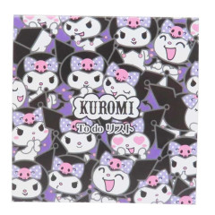 Japan Sanrio Memo Pad - Kuromi / All About Todo List