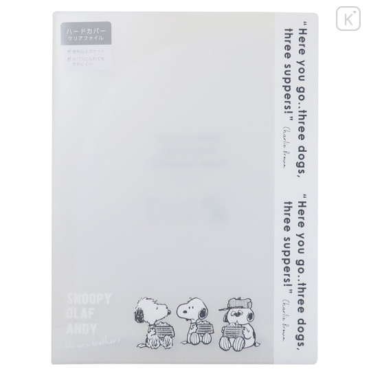 Japan Peanuts 6 Pockets A4 Index File Holder - Snoopy & Brothers - 1